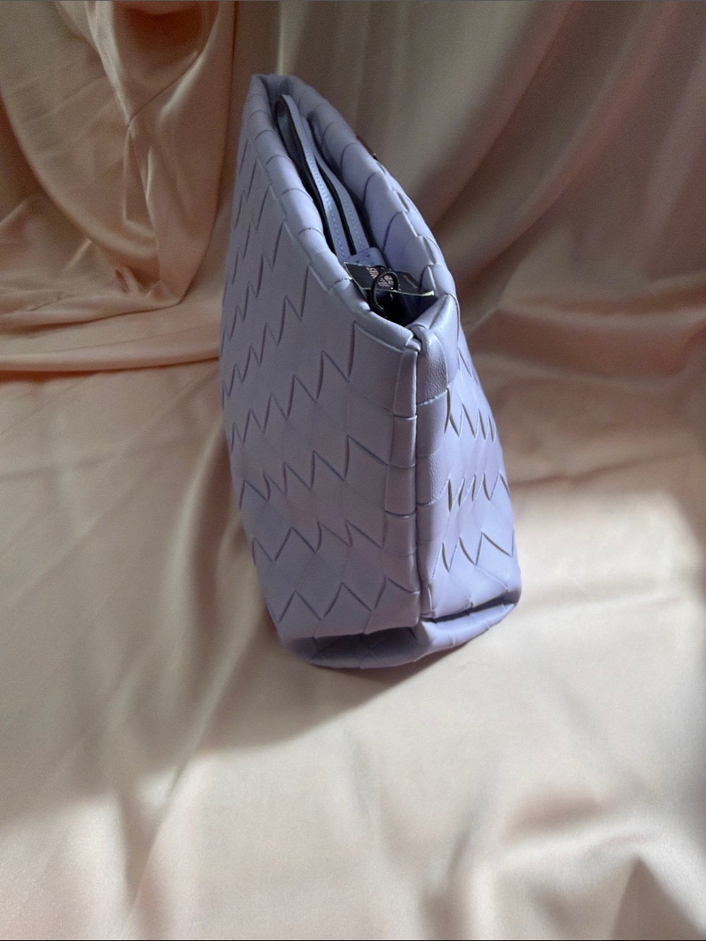 Victoria's Secret Lavender Woven Cosmetic Bag - Picture 5 of 6